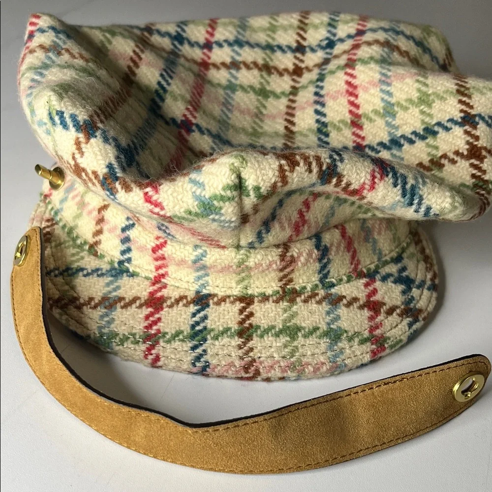 Coach Tattersall Wool Newsboy Hat - Picture 10 of 10